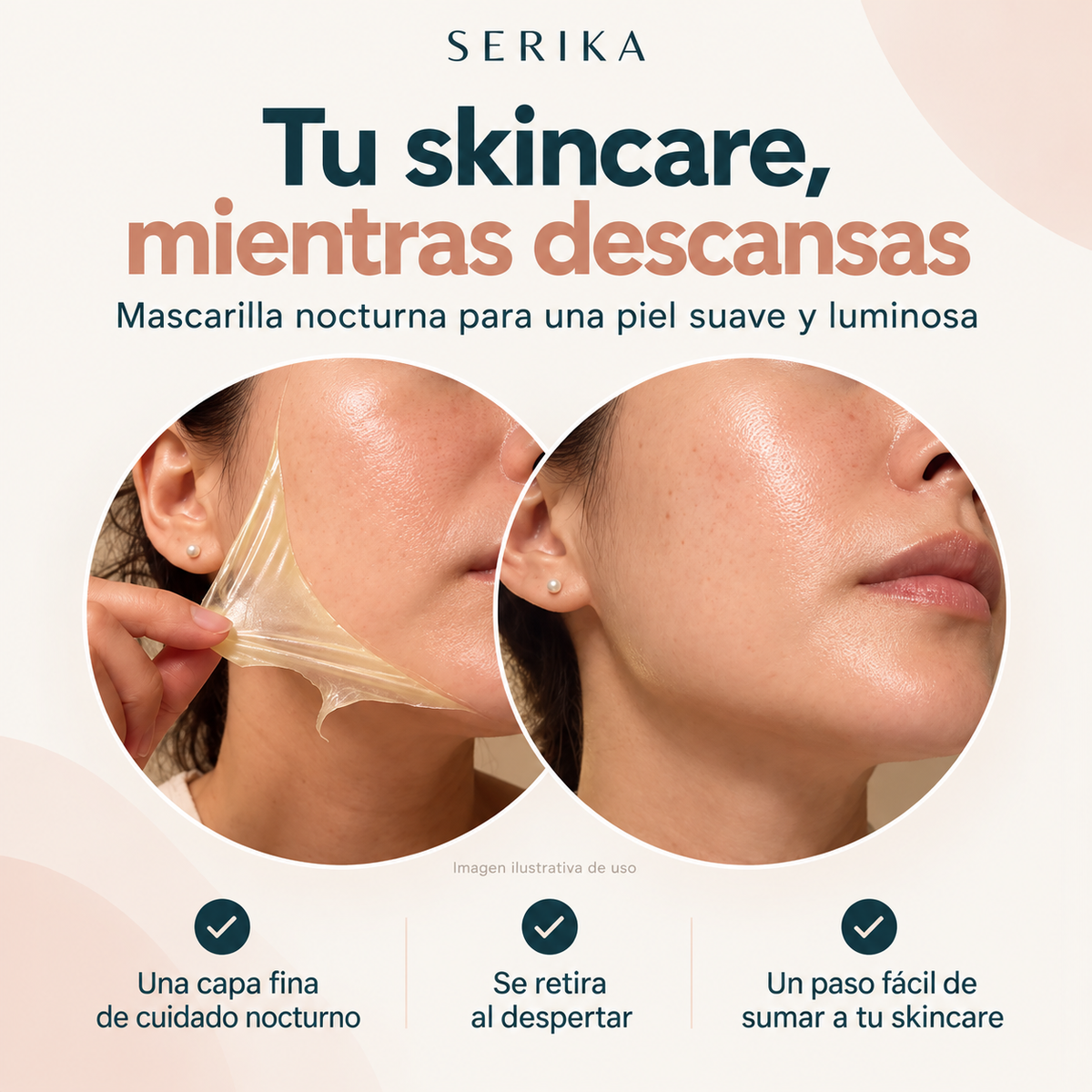 Mascarilla Nocturna Iluminadora Antimanchas