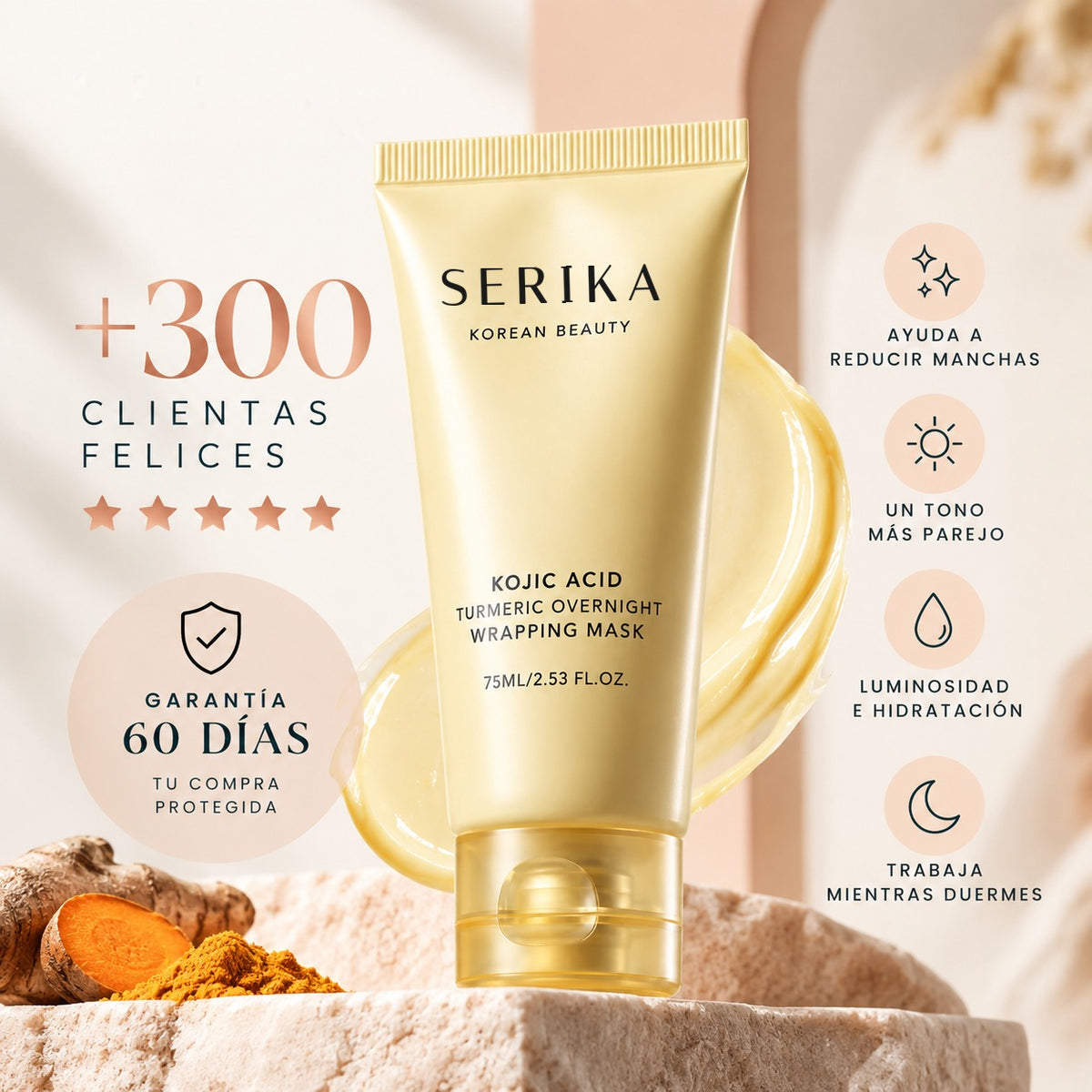 Mascarilla Nocturna Iluminadora Antimanchas